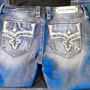 Rock Revival Betty Capris Size 29 immaculate condition